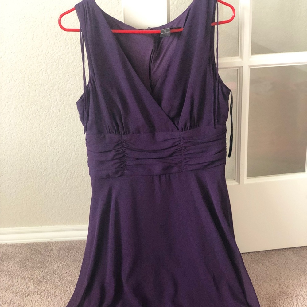Large purple dress
